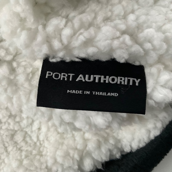 Port Authority Mountain Lodge Wearable Blanket OS Black Edit Avoid Fruits Repeat - Picture 11 of 11